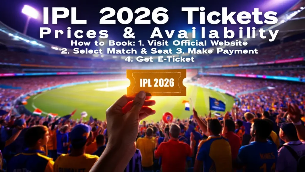 IPL Tickets Booking method