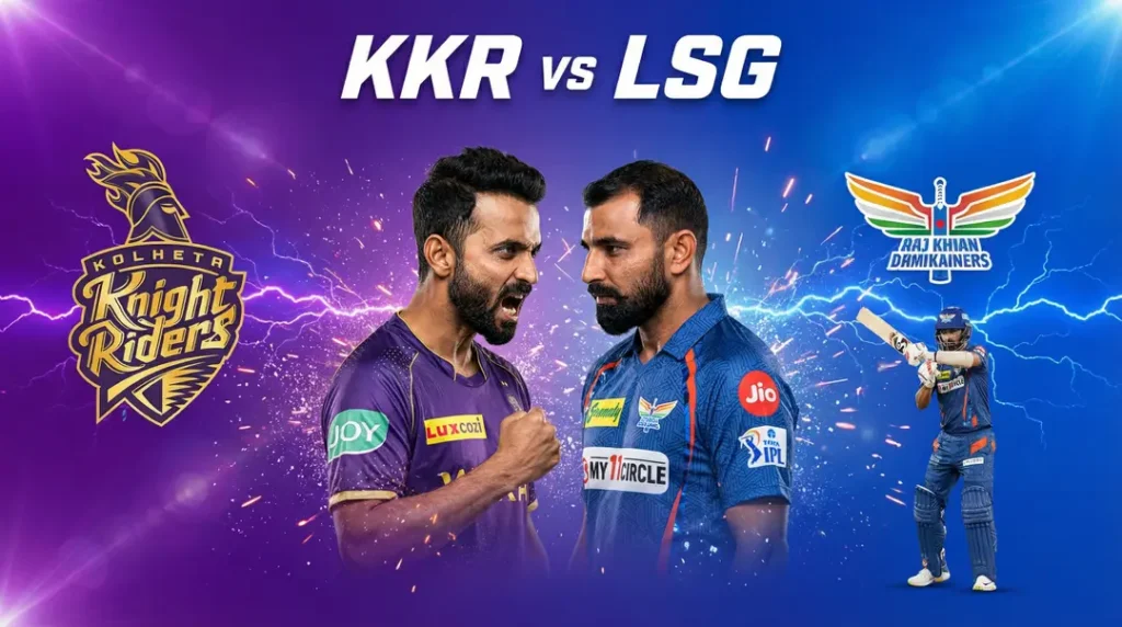 KKR vs. LSG IPL 2026